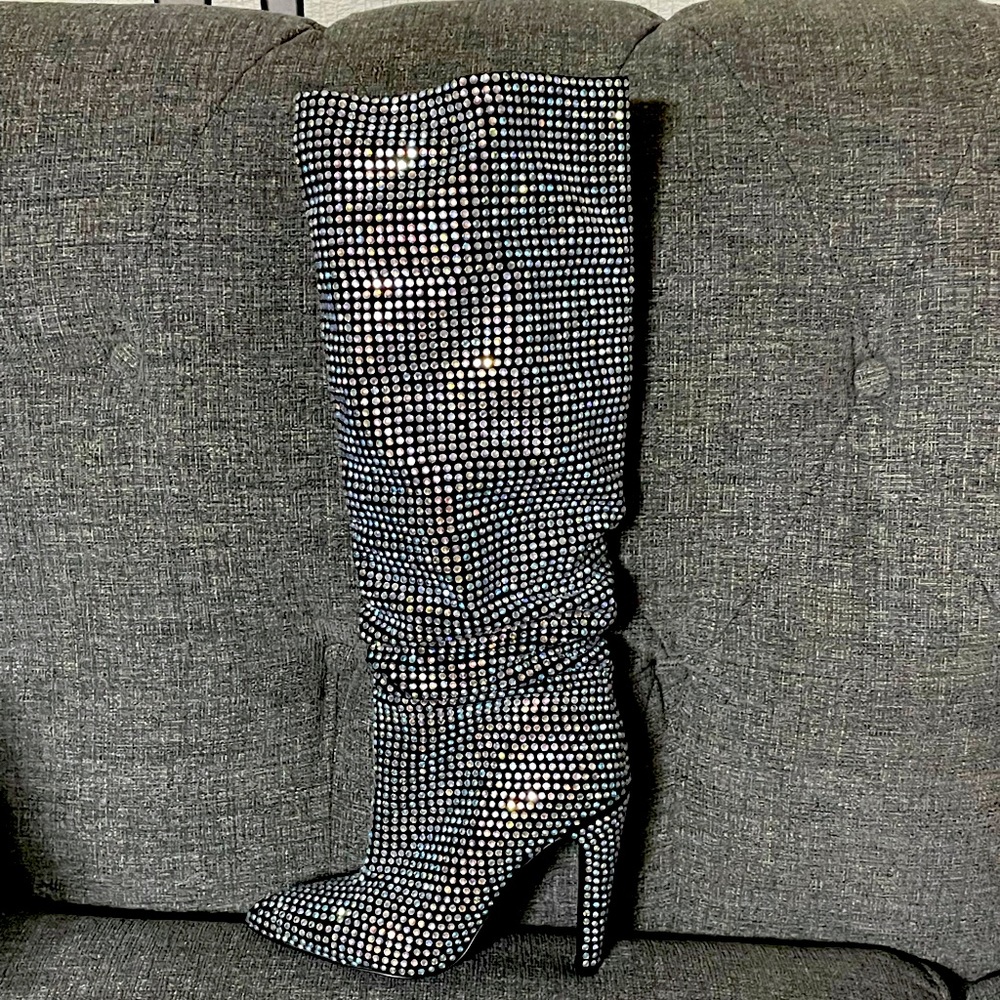 Rhinestone boots
